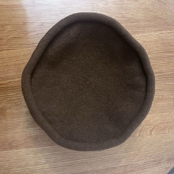 Parkhurst 100% Wool Pillbox Hat Brown Regal Classy Classic Dressy Vintage Style - Picture 6 of 9
